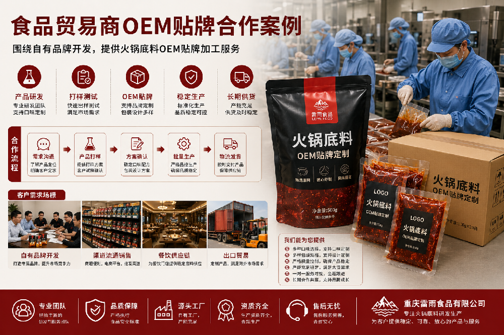 食品贸易商OEM贴牌合作案例