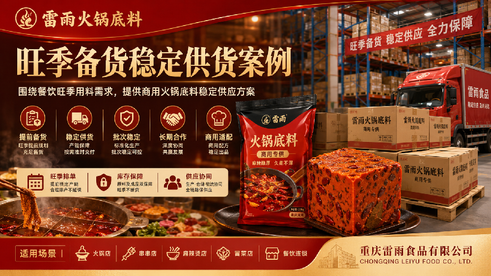 旺季备货稳定供货案例